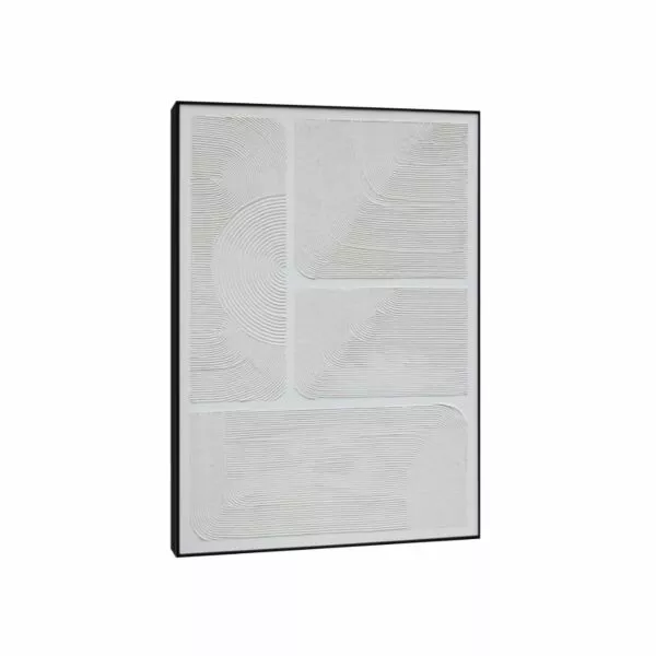 لوحة جدارية طلاء سواي  90×60 سم - ابيض
