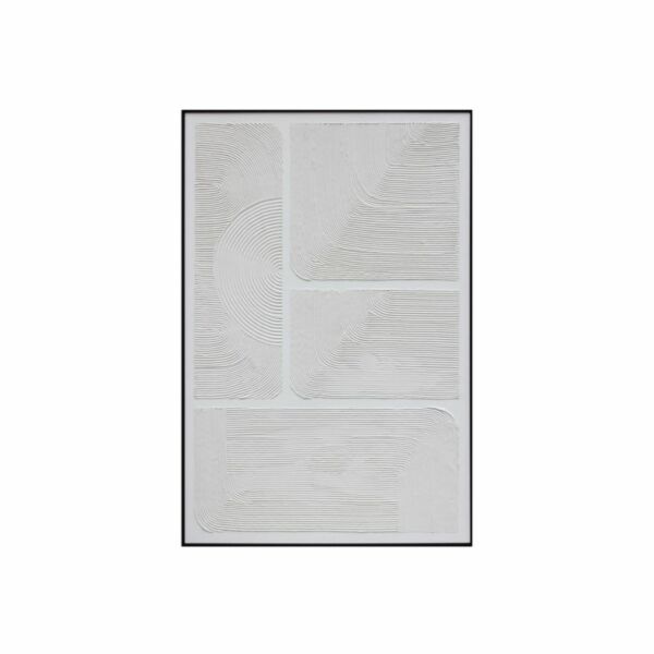 لوحة جدارية طلاء سواي  90×60 سم - ابيض