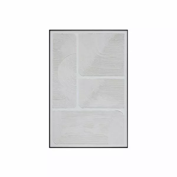 لوحة جدارية طلاء سواي  90×60 سم - ابيض