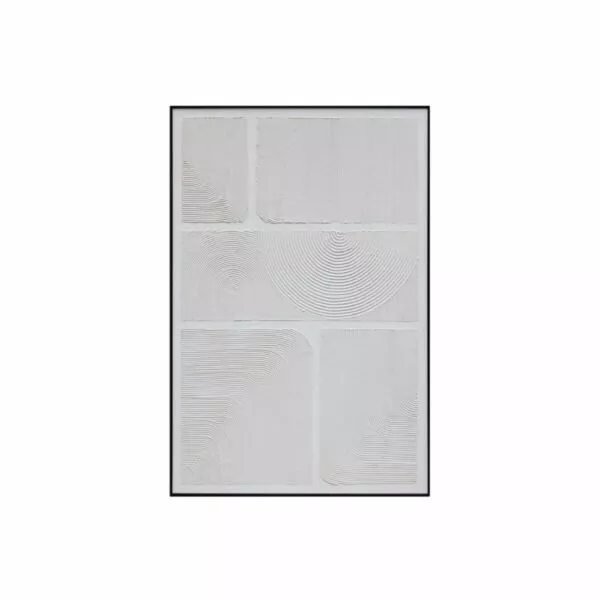 لوحة جدارية طلاء يدوي بروفال 90×60 سم - ابيض