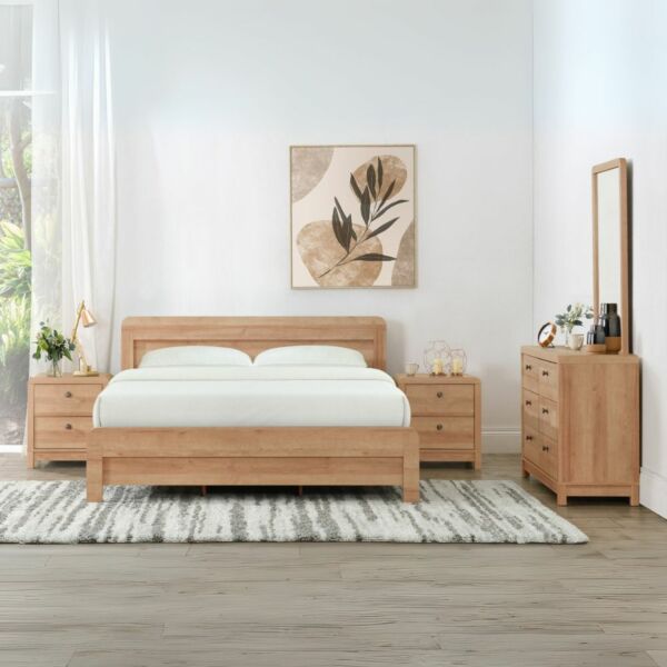 طقم غرفة نوم كوين 5 قطع - وينتر- 150x200