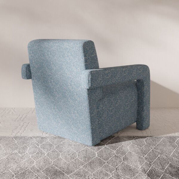 كنبة مفرد ايزيل - سماوي