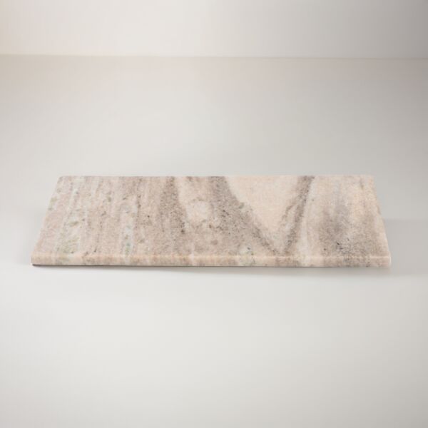 تحفة ديكور طبق رخامي ساشا - بيج ومتعدد الالوان