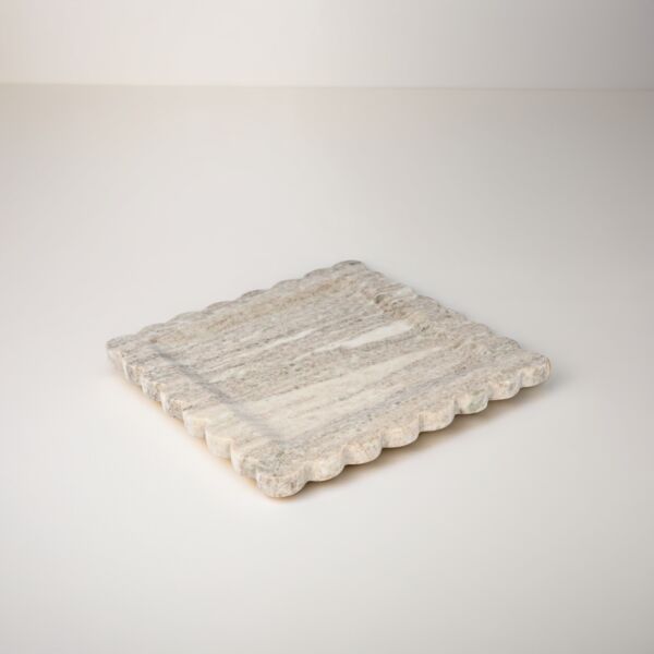 تحفة ديكور صينية رخامية شيكو - بيج ومتعدد الالوان