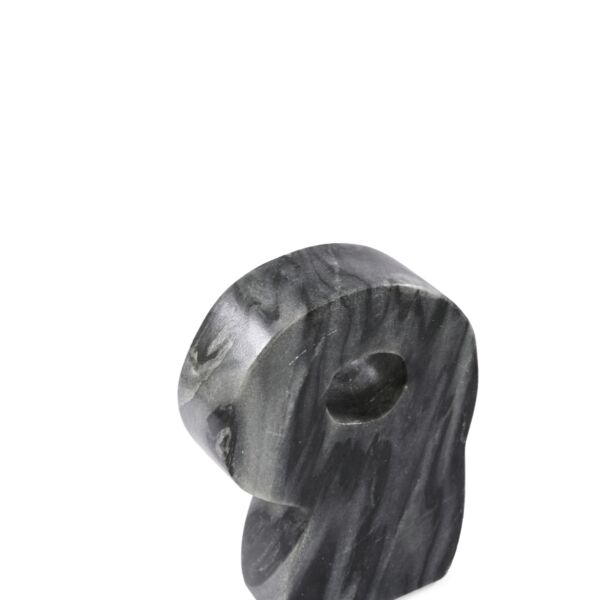 تحفة ديكور رخامية التان - رمادي ومتعدد الالوان