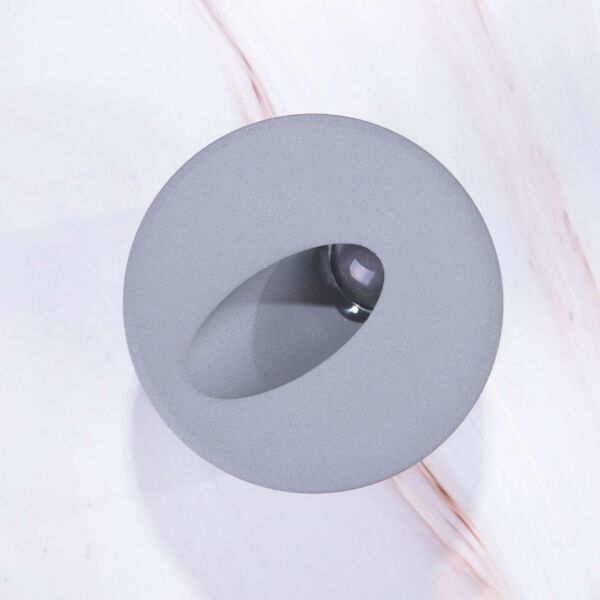 كشاف درج دائري اطار رمادي