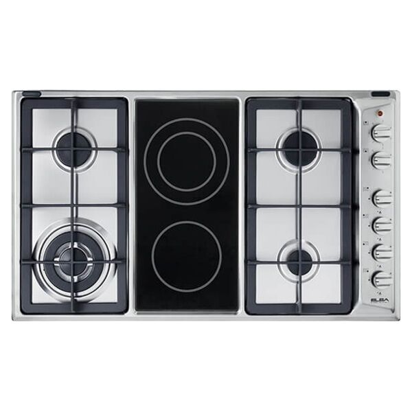 سطح غاز وكهرباء بيلت ان سيراميك ايطالي 90 سم من البا