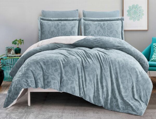 طقم لحاف كينغ مزدوج مخمل فرو كلاوس - 6 قطع - تيفاني