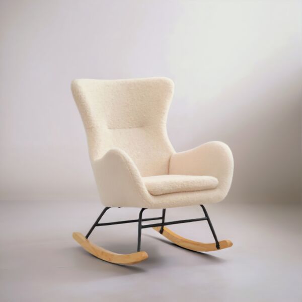 كرسي هزاز روزالينا - كريمي