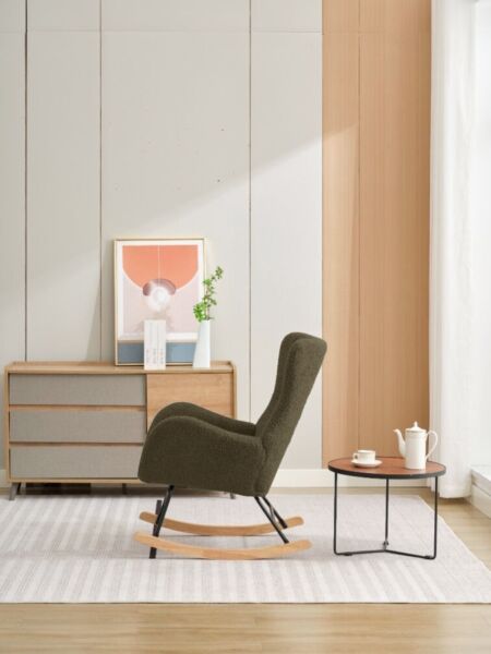 كرسي هزاز روزالينا - أخضر