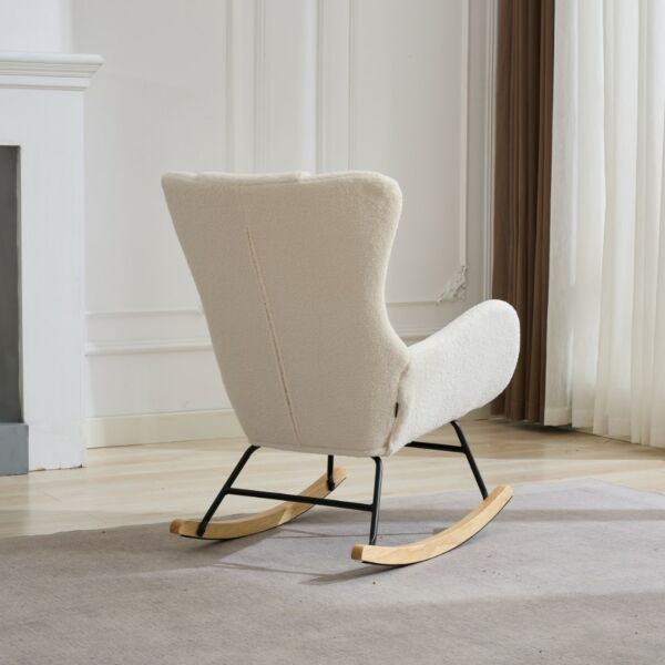 كرسي استرخاء هزاز ليتو - ابيض