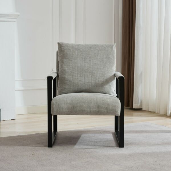 كرسي مفرد رانو - رمادي