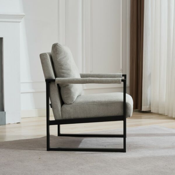 كرسي مفرد رانو - رمادي