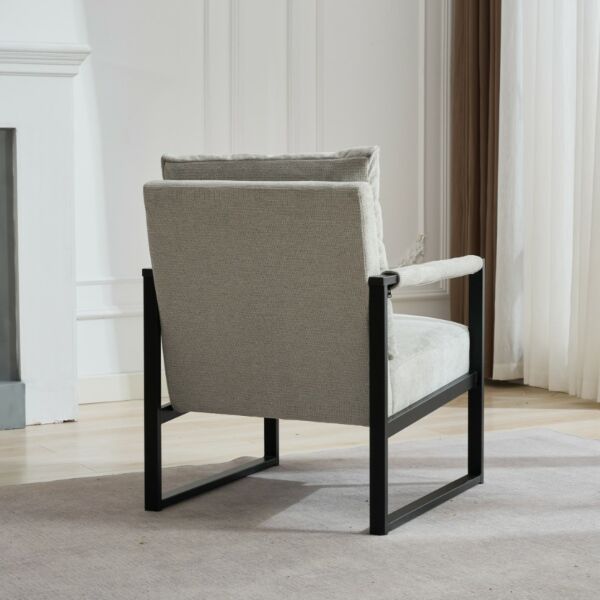 كرسي مفرد رانو - رمادي