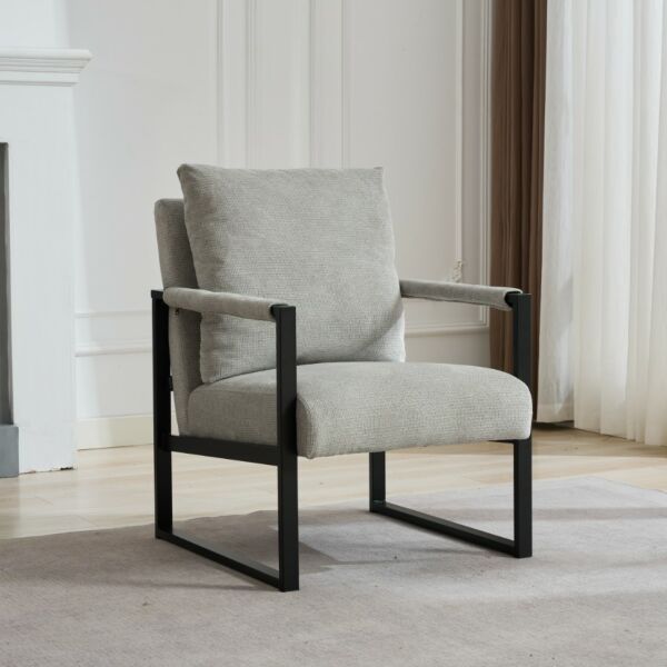 كرسي مفرد رانو - رمادي