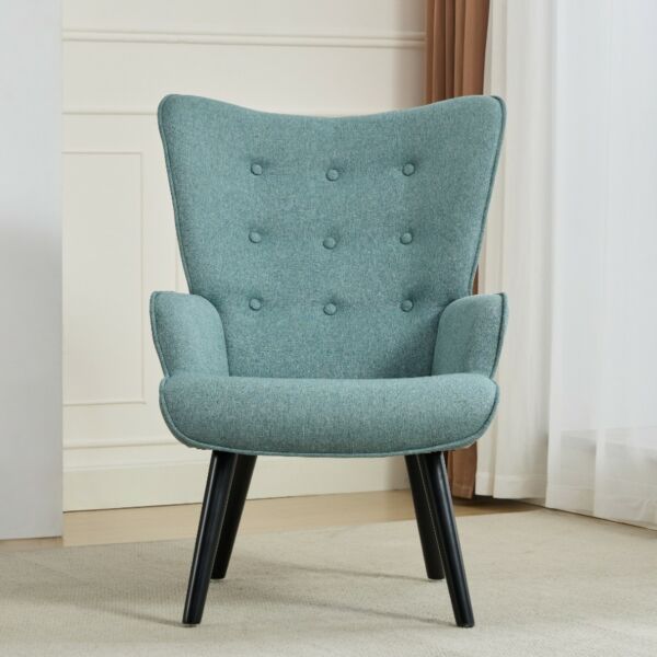 كرسي مفرد شاولا - ازرق