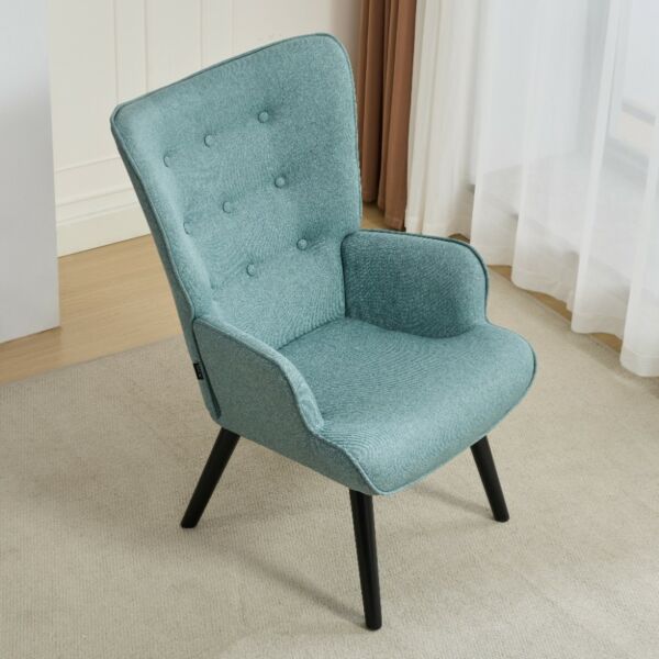 كرسي مفرد شاولا - ازرق