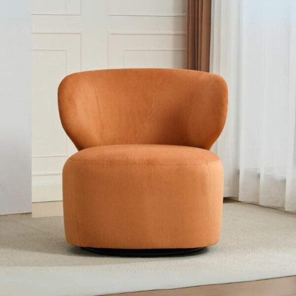 كرسي دوار ريبيل - برتقالي