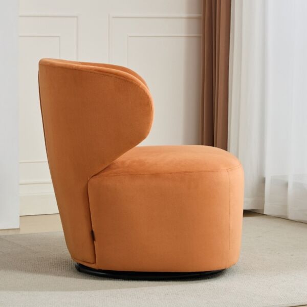 كرسي دوار ريبيل - برتقالي
