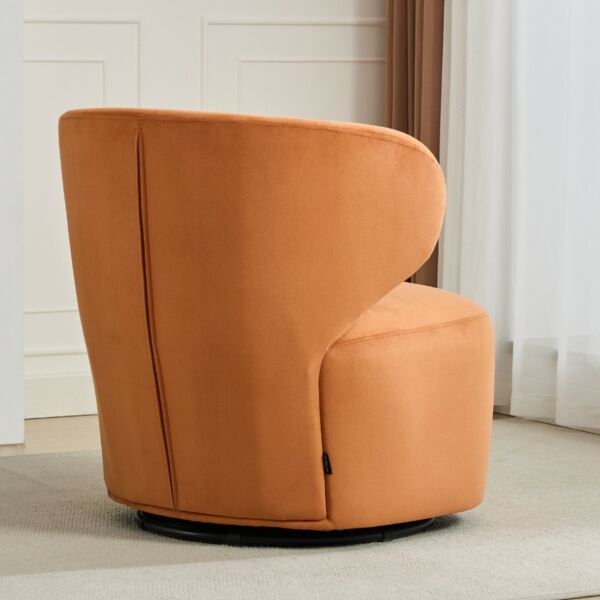 كرسي دوار ريبيل - برتقالي