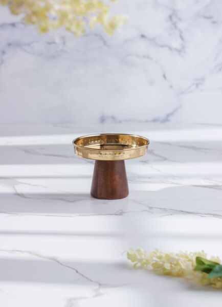 وعاء تقديم بقاعدة بليكر مقاس صغير