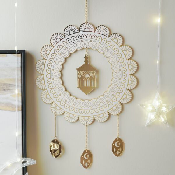 تعليقة كينلي اكريليك - ذهبي