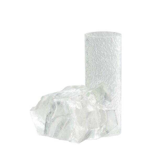 مزهرية مكعبات ثلج كبيرة