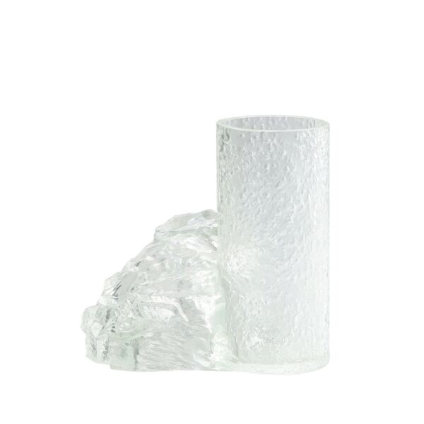 مزهرية مكعبات ثلج وسط