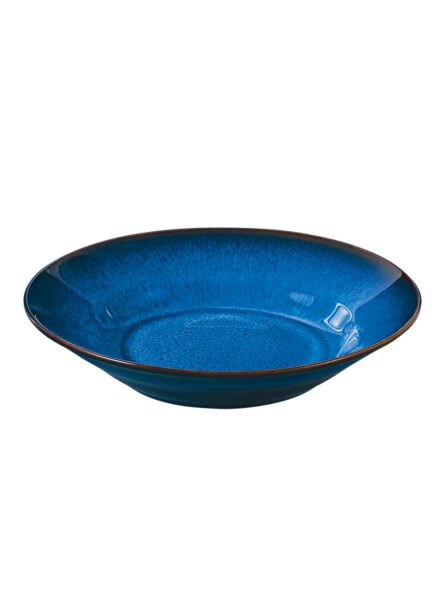 طقم أواني طعام بورسلين 16 قطعة أزرق