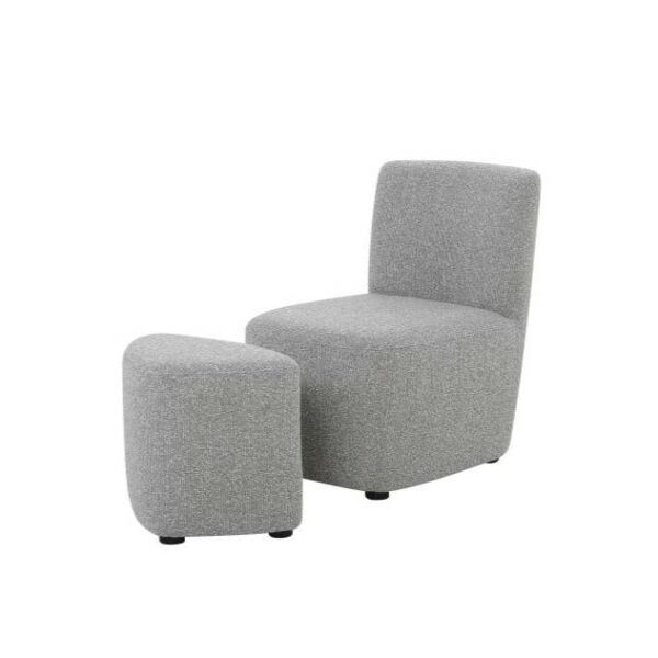 مقعد ومسند قدم بف كمفورت - رمادي غامق