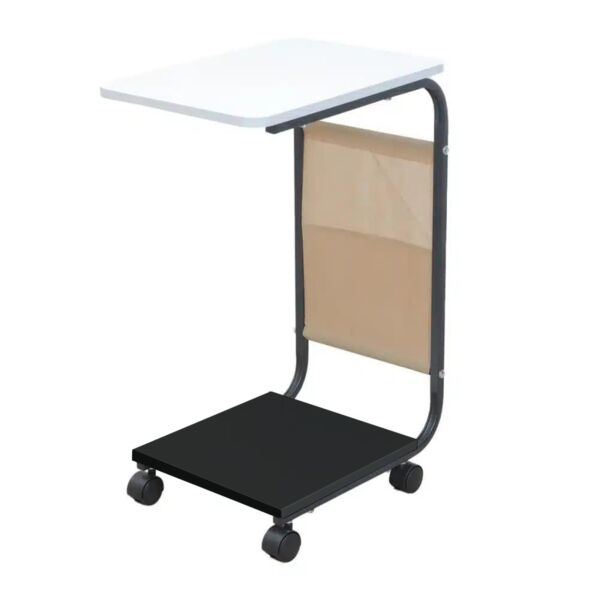 طاولة خدمة مستطيلة روانا - أبيض وأسود