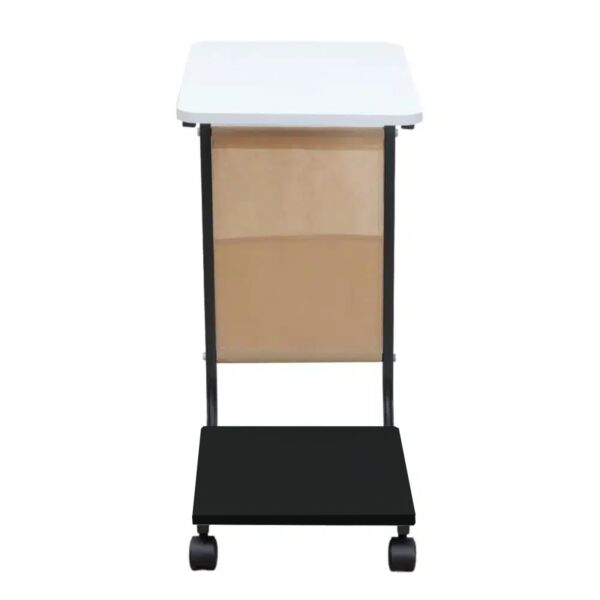 طاولة خدمة مستطيلة روانا - أبيض وأسود