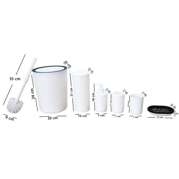 طقم اكسسوار حمام 6 قطع سولا