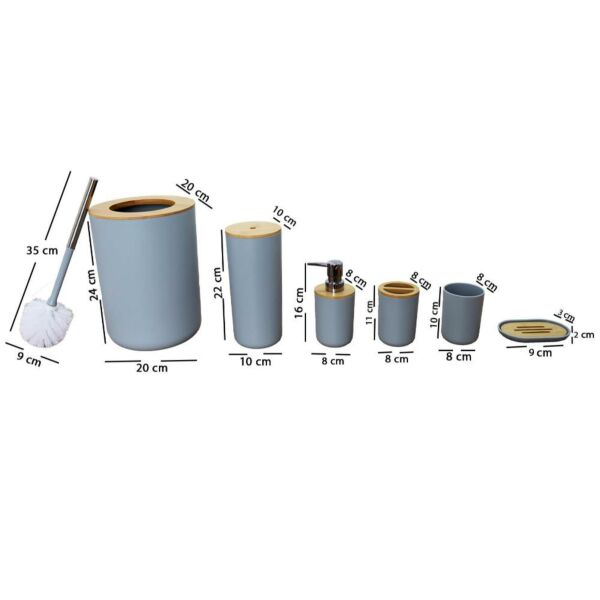 طقم اكسسوار حمام 6 قطع راندل