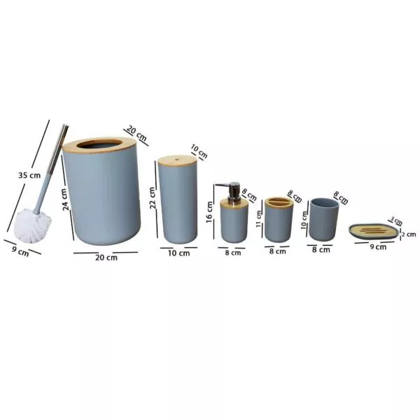 طقم اكسسوار حمام 6 قطع راندل