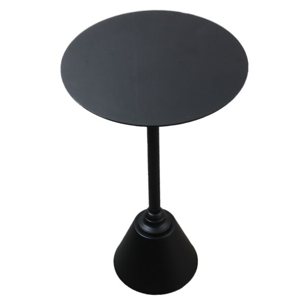 طاولة جانبية كبيرة راوند - اسود