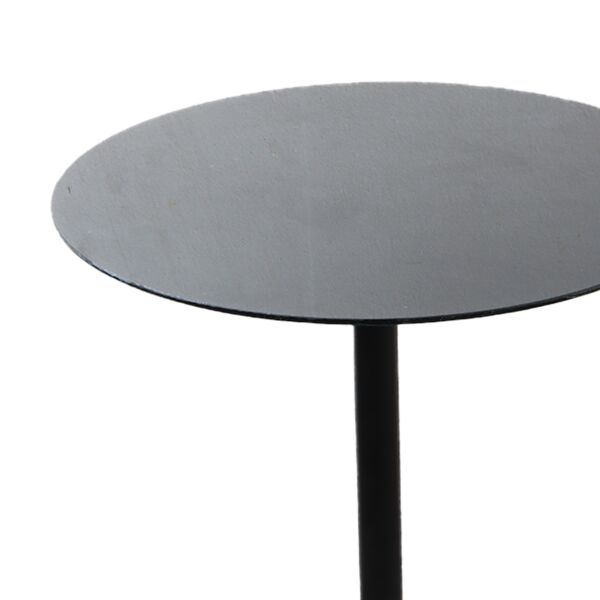 طاولة جانبية كبيرة راوند - اسود