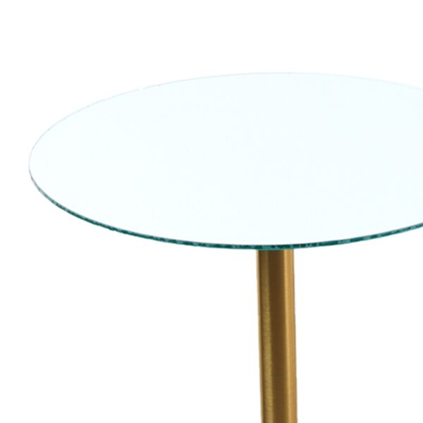 طاولة جانبية صغيرة دارك - ذهبي