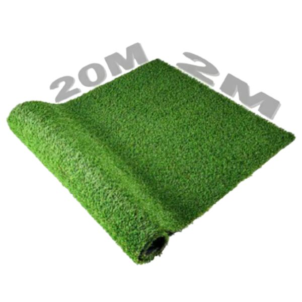 عشب صناعي أخضر رول مقاس  2 20 م ثخانة 1 سم