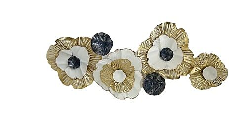 لوحة ديكور جدارية فلورانسا حديد ثلاثية الأبعاد متعددة الألوان