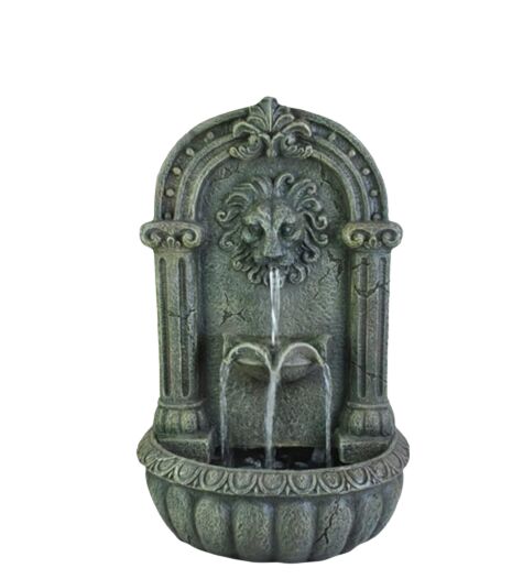 شلالنافورةمياه  جداري كلاسيك مع إضاءة إل أي دي