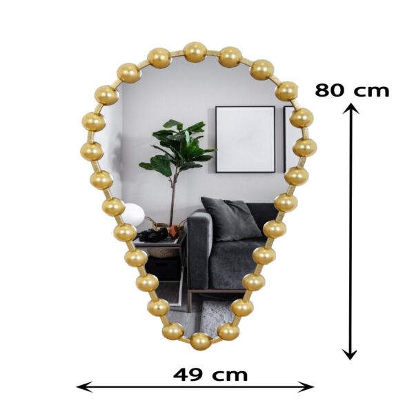 مرآة حائط بولارين  -  ذهبي
