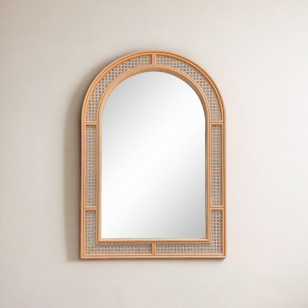 مرآة حائط مقوسة سالي  -  ذهبي