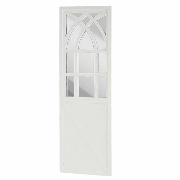 مرآة حائط مستطيلة سالان  -  ابيض