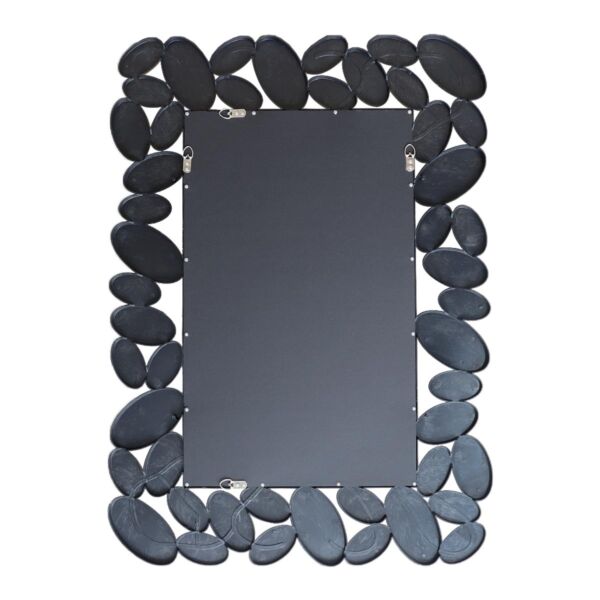 مرآة حائط مستطيلة - ذهبي