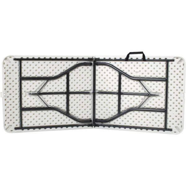 طاولة فايبر مستطيلة قابلة للطي 181x45 - أبيض