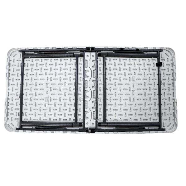 طاولة فايبر مستطيلة قابلة للطي 122x61 - أبيض