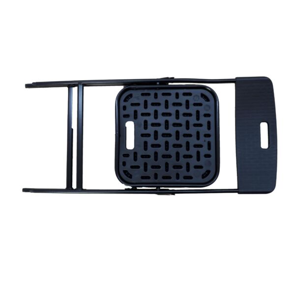 كرسي فايبر قابل للطي - أسود