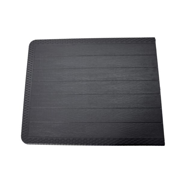 طاولة فايبر مستطيلة قابلة للطي - بني غامق