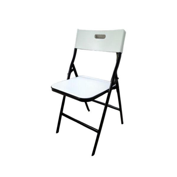 كرسي فايبر قابل للطي 47x79 - أبيض